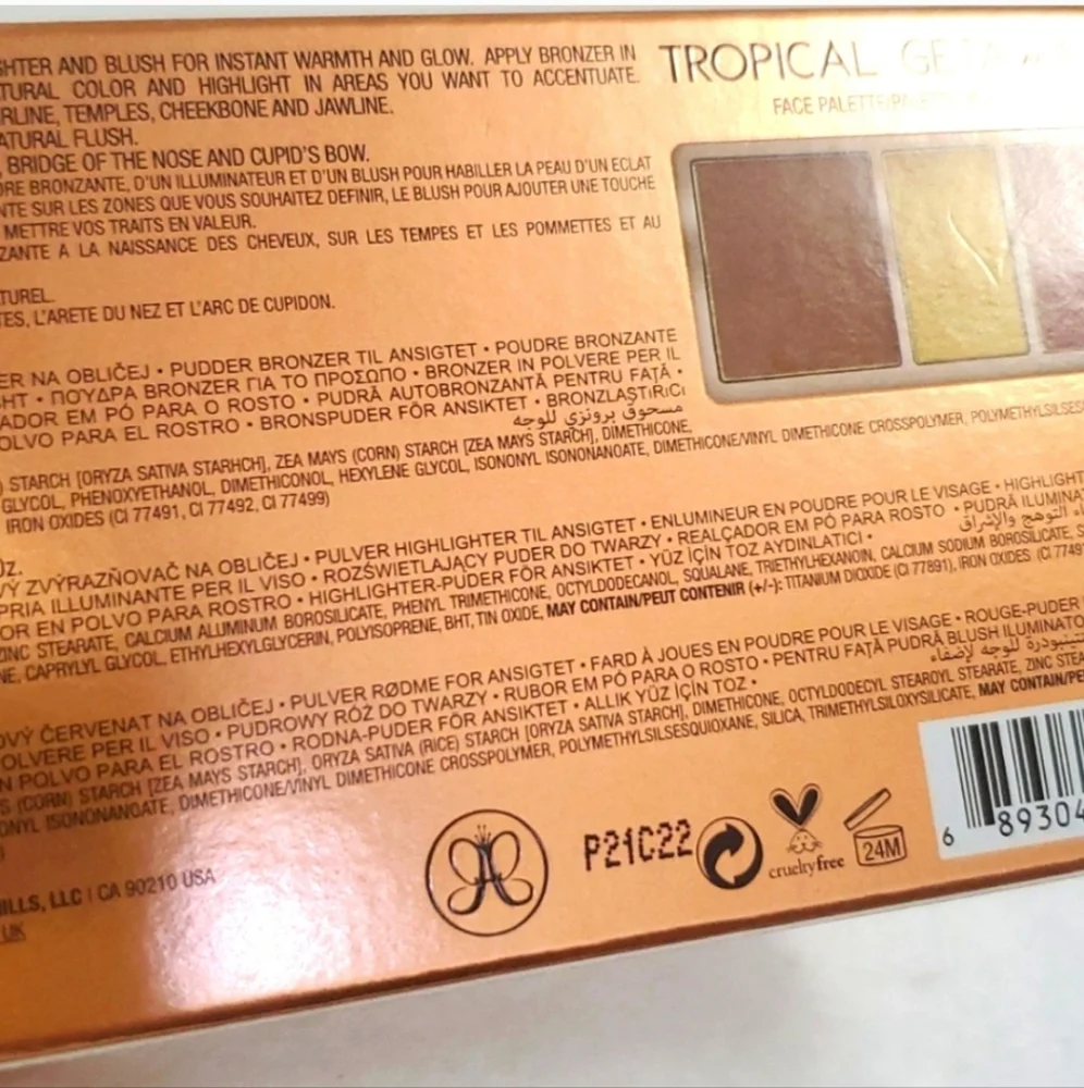 Anastasia Beverly Hills ABH TROPICAL GETAWAY Face Palette in Deep